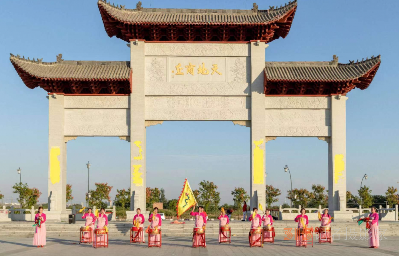 迎二十大 河南省商丘市睢阳区古宋街道办事处火神台社区欢天喜地颂祖国