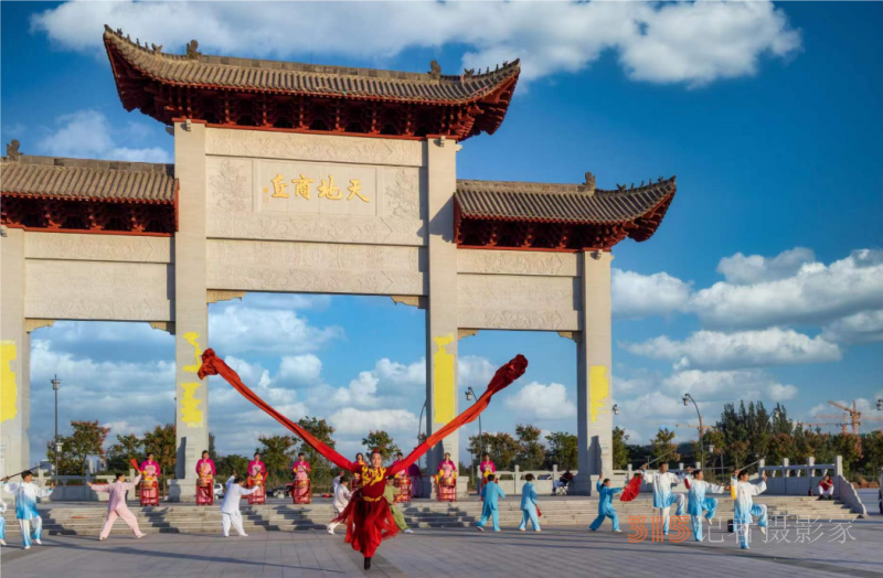 迎二十大 河南省商丘市睢阳区古宋街道办事处火神台社区欢天喜地颂祖国