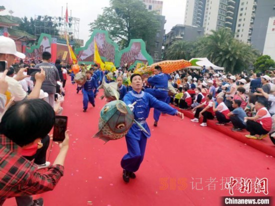 近百项非遗亮相东莞“茶园游会”