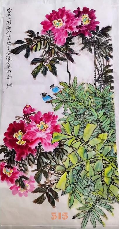 花鸟画家白阳作品赏析