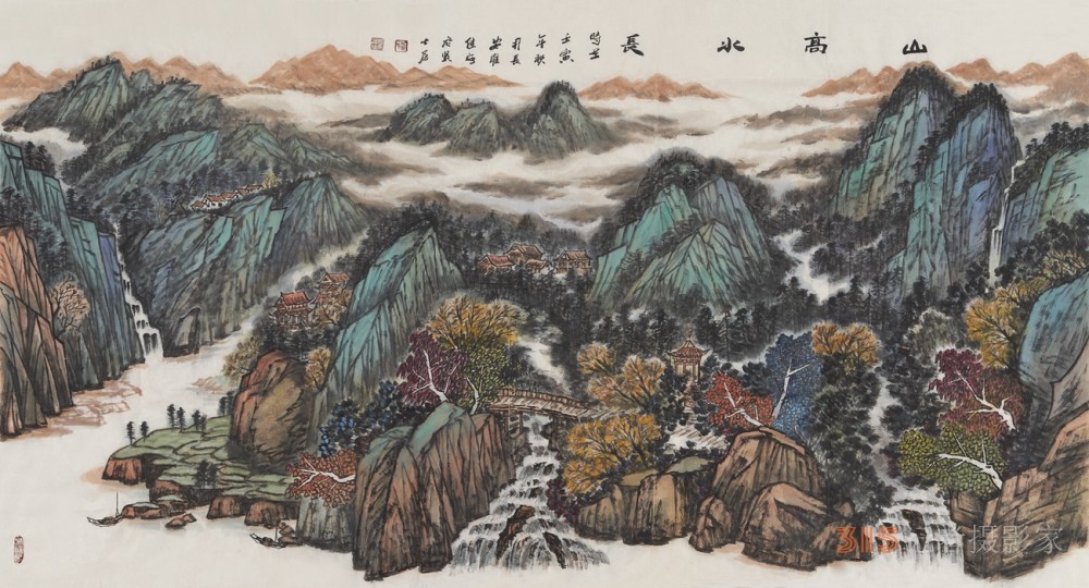 山水从心生，诗意塑性情——浅谈严维佳的山水画