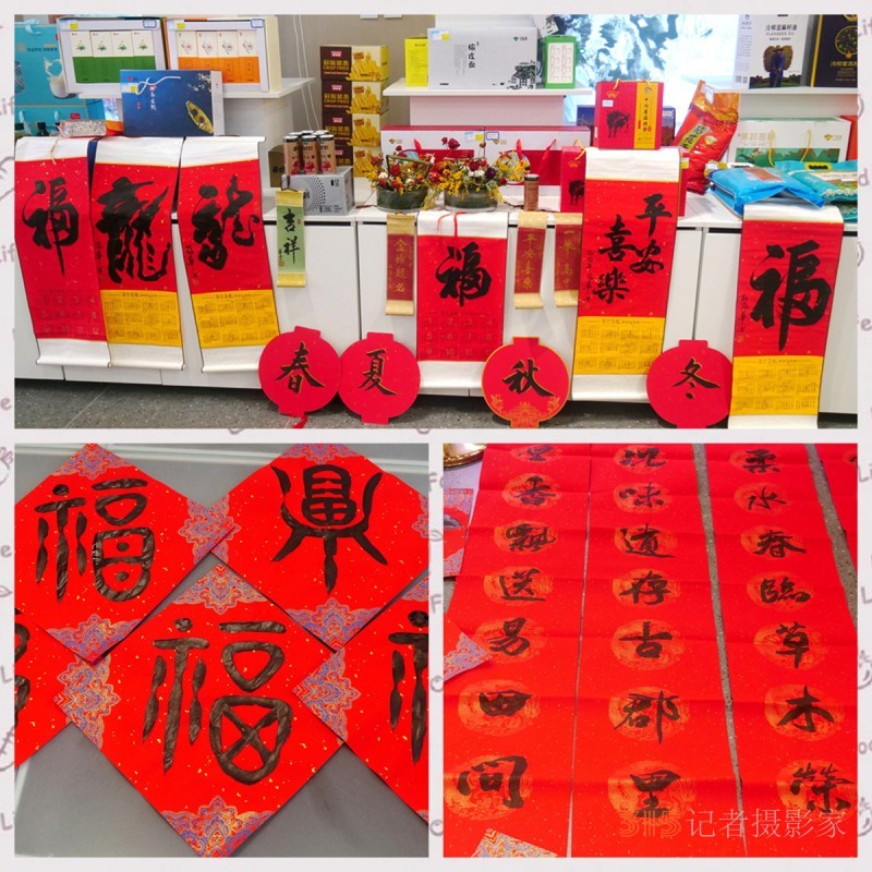 “翰墨迎春——北京书法名家文化下乡送春联”活动在怀柔渔阳郡·易田间展厅举行