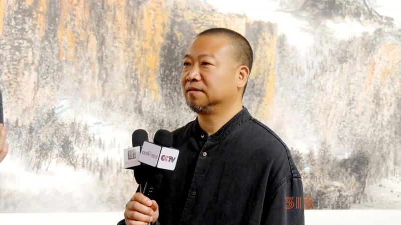 太行精神铸丹青 笔墨抒怀颂时代“太行太行”何海阔山水画作品晋京展在京启幕