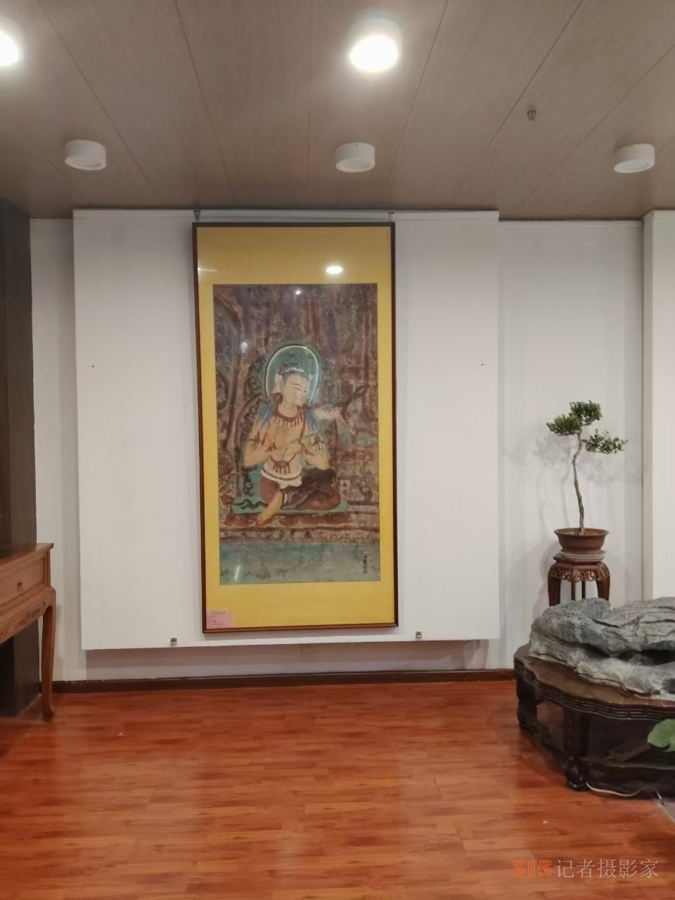 彩墨寄情 艺脉传承 马军李靖师生作品展在淮北举行