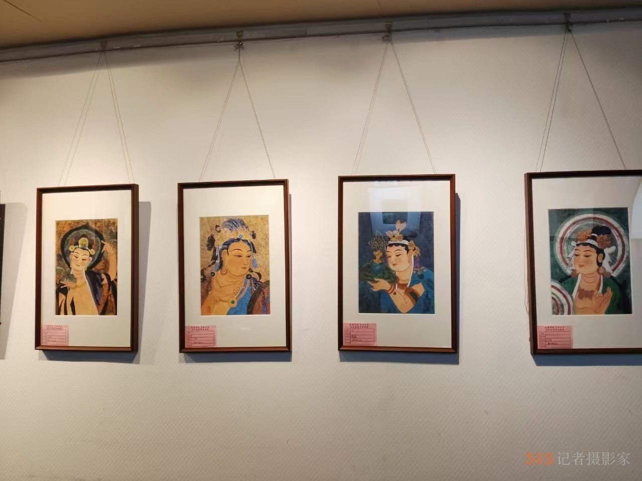 彩墨寄情 艺脉传承 马军李靖师生作品展在淮北举行