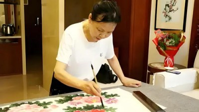 纪念抗战胜利80周年：韩三平国画艺术绽放光辉岁月