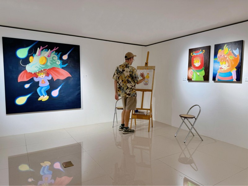 西班牙艺术家KOCTEL个展《橙色乐园》登陆北京216SPACE