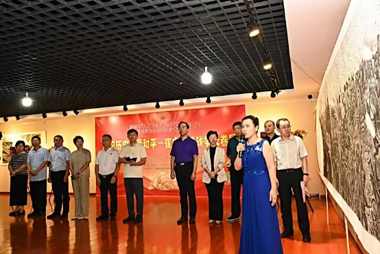 “铭记历史 珍爱和平——崔宁抗日战争长卷展” 在龙口市美术馆震撼展出