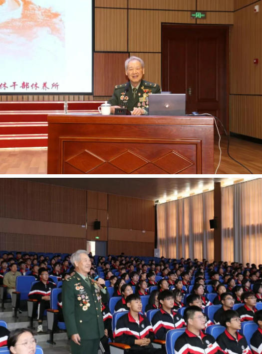 辽宁锦州义县第二高级中学举办 “烽火岁月忆忠魂 薪火相传育新人” 老兵进校园主题教育活动