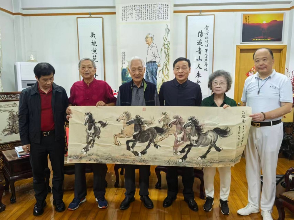 方祖歧同志为中国军地书画院题写院名 勉励创建一流书画院