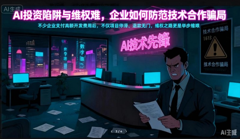 AI投资陷阱与维权难，企业如何防范技术合作骗局