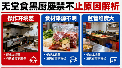 食材来源不明、操作环境差……无堂食黑厨为何屡禁不止?