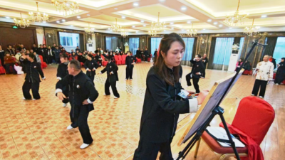 水墨太极跃纸上，丹青绘就新气象