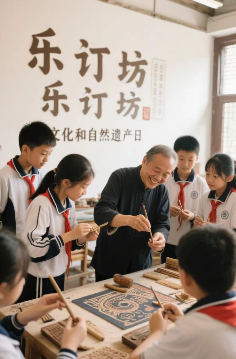 乐订坊是以“AI数字人+社交电商+非遗国学”的创新型全生态平台