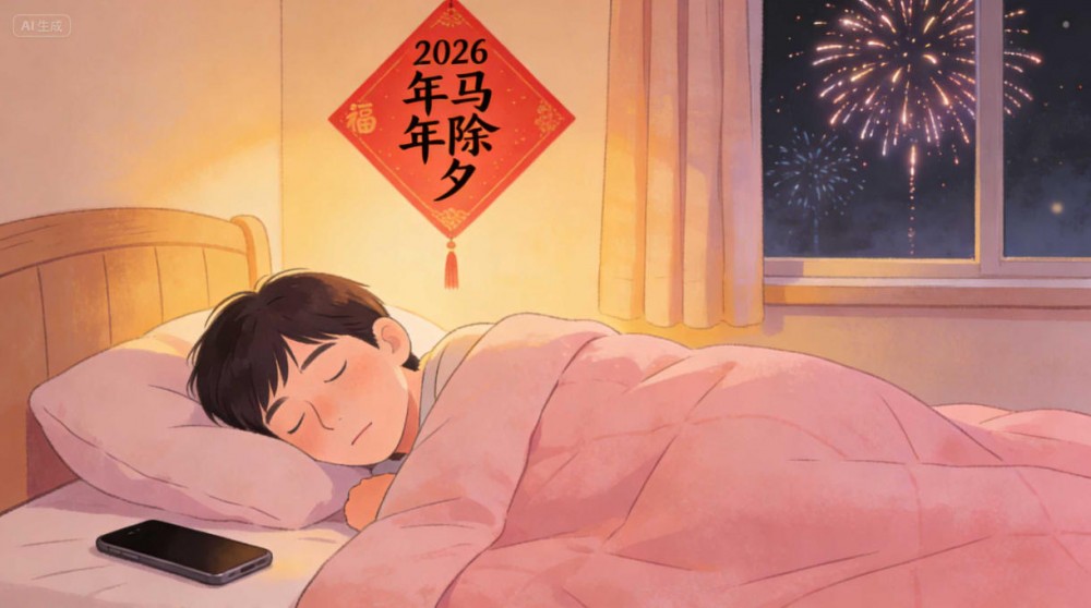 笑琰新诗：马年除夕：睡与不睡，已是人间与AI