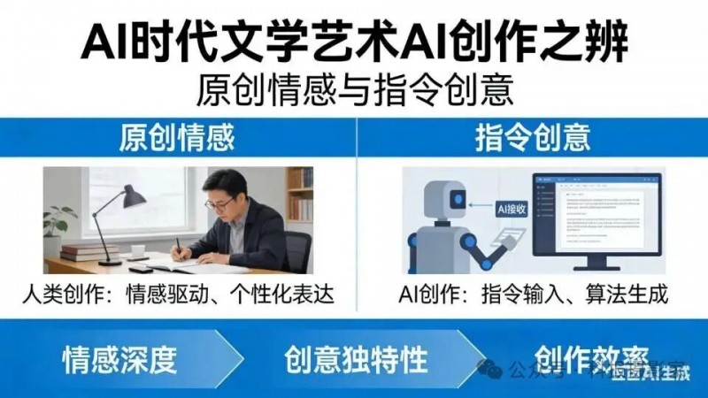 AI文学创作之辩：原创情感与指令创意