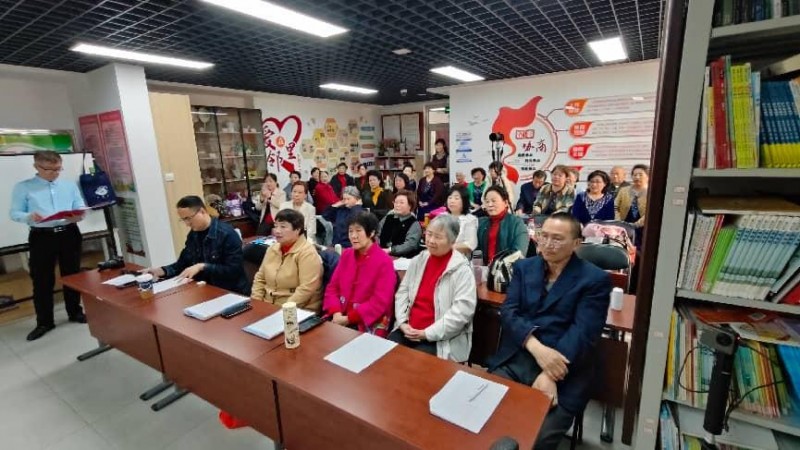 书香润民心红韵颂英烈——红色文学朗诵活动走进北京富力尚悦居社区