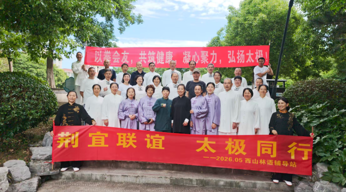 荆宜联谊展风采 太极神韵耀古街