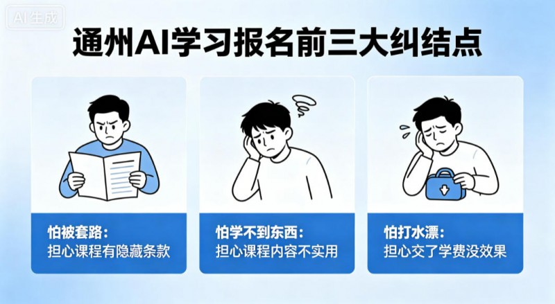 通州学AI培训避坑指南！新手选机构不踩雷干货