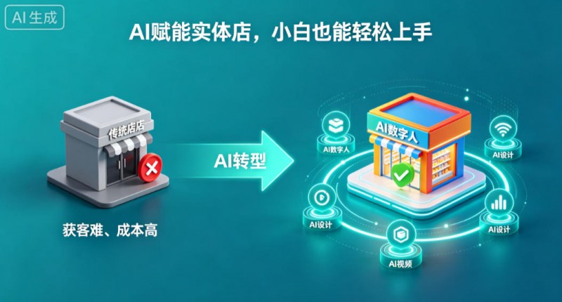 实体店、批发商户、中小公司必看:普通人能用 AI 落地增收,小白零门槛实操指南