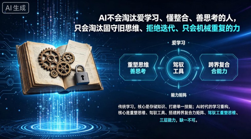 AI 浪潮之下，重构学习力，是所有人别无选择的修行