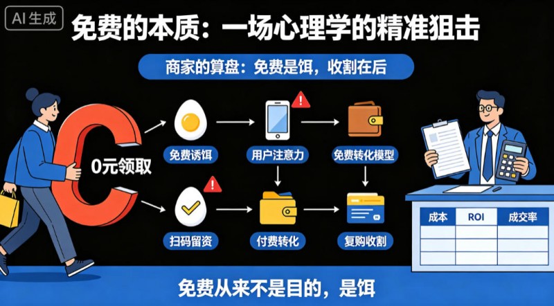 免费与收费之困：商家与消费者的囚徒博弈
