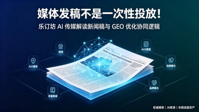 媒体发稿不是一次性投放！乐订坊 AI 传媒解读新闻稿与 GEO 优化协同逻辑