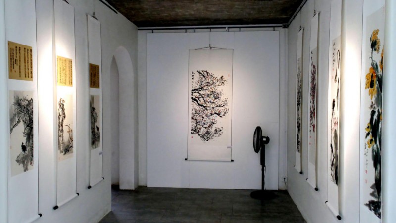 丹青铸军魂 庆祝建军99周年书画名家邀请展在北京怀柔开幕