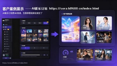 客户案例展示——AI能乐订坊把4K高清、生图修图视频全搞定了