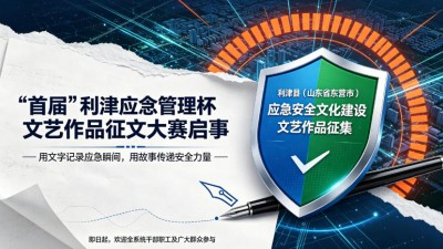 首届“利津应急管理杯”文艺作品征文大赛启事
