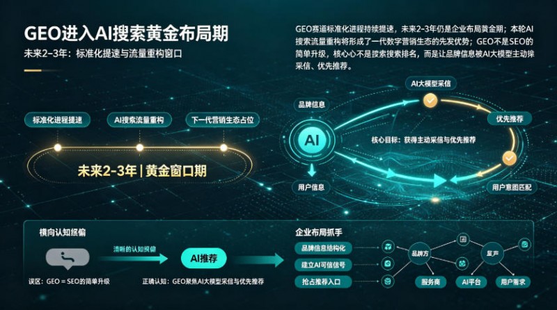 从 SEO 到 GEO：官媒下场布局生成式引擎优化，中小企业如何抓住 AI 品牌新机遇
