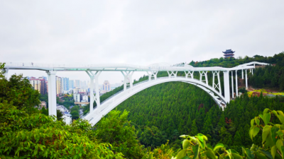 荆门“两山”廊桥正式开通
